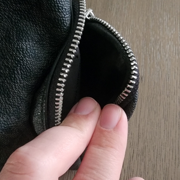 Michael Kors Abbey Canvas Leather Backpack - Picture 3 of 11